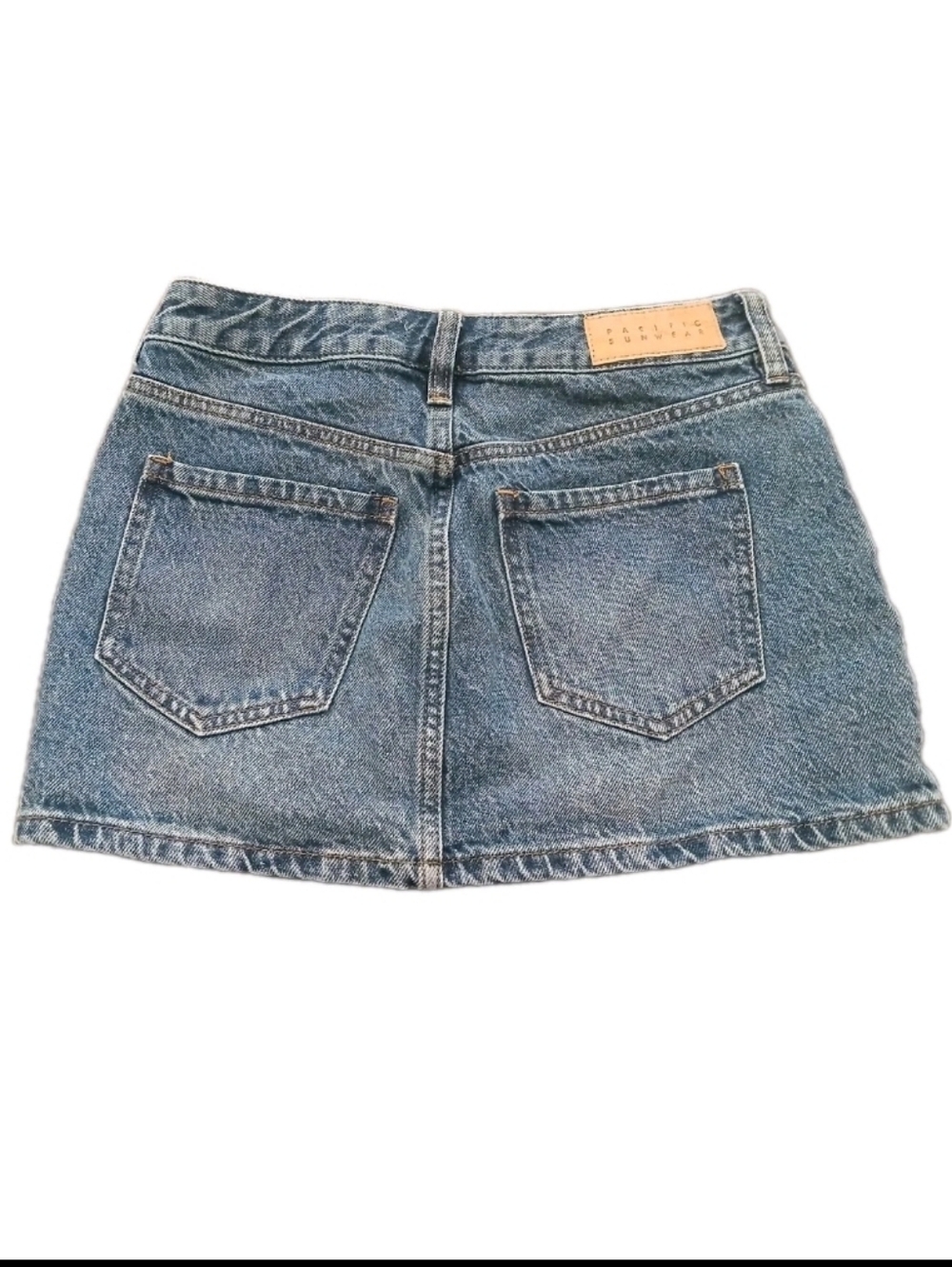 PacSun Denim Mini Skirt Bella Mid Rise Size:22 XS  Summer Skirt